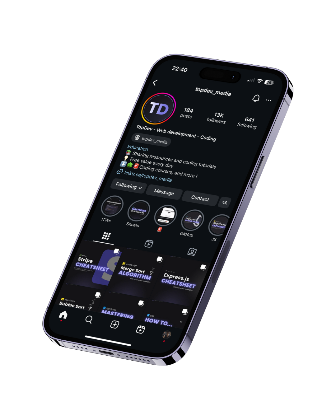 vlt_dev Mockup instagram